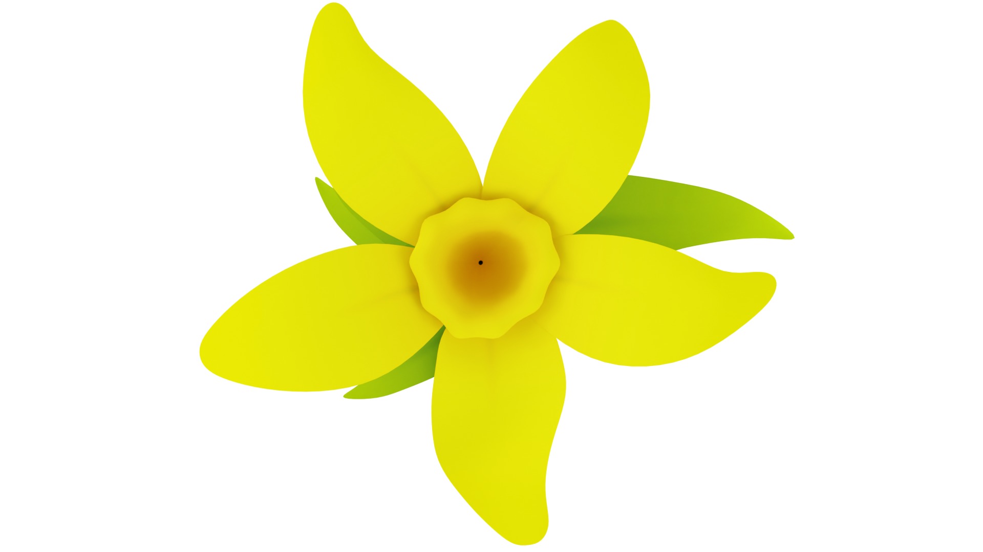 Plant Low-poly 3D model_7