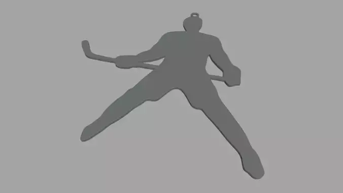 Hockey Key Ring Chain 01