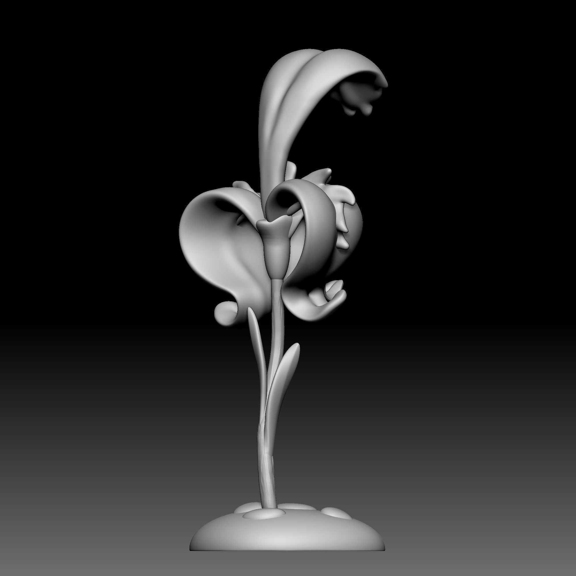 Flower - Alice in Wonderland - 090 3D print model_15