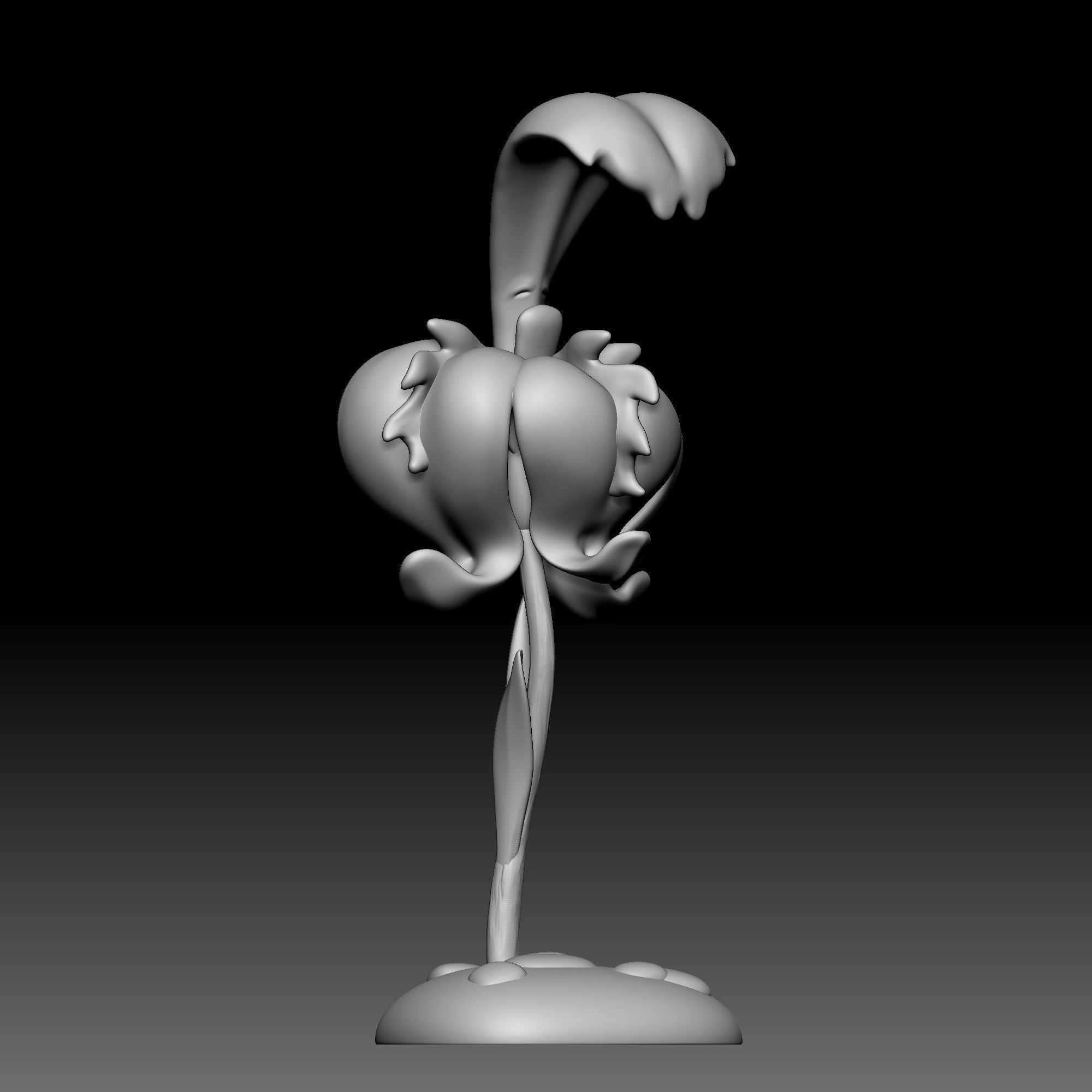 Flower - Alice in Wonderland - 090 3D print model_8