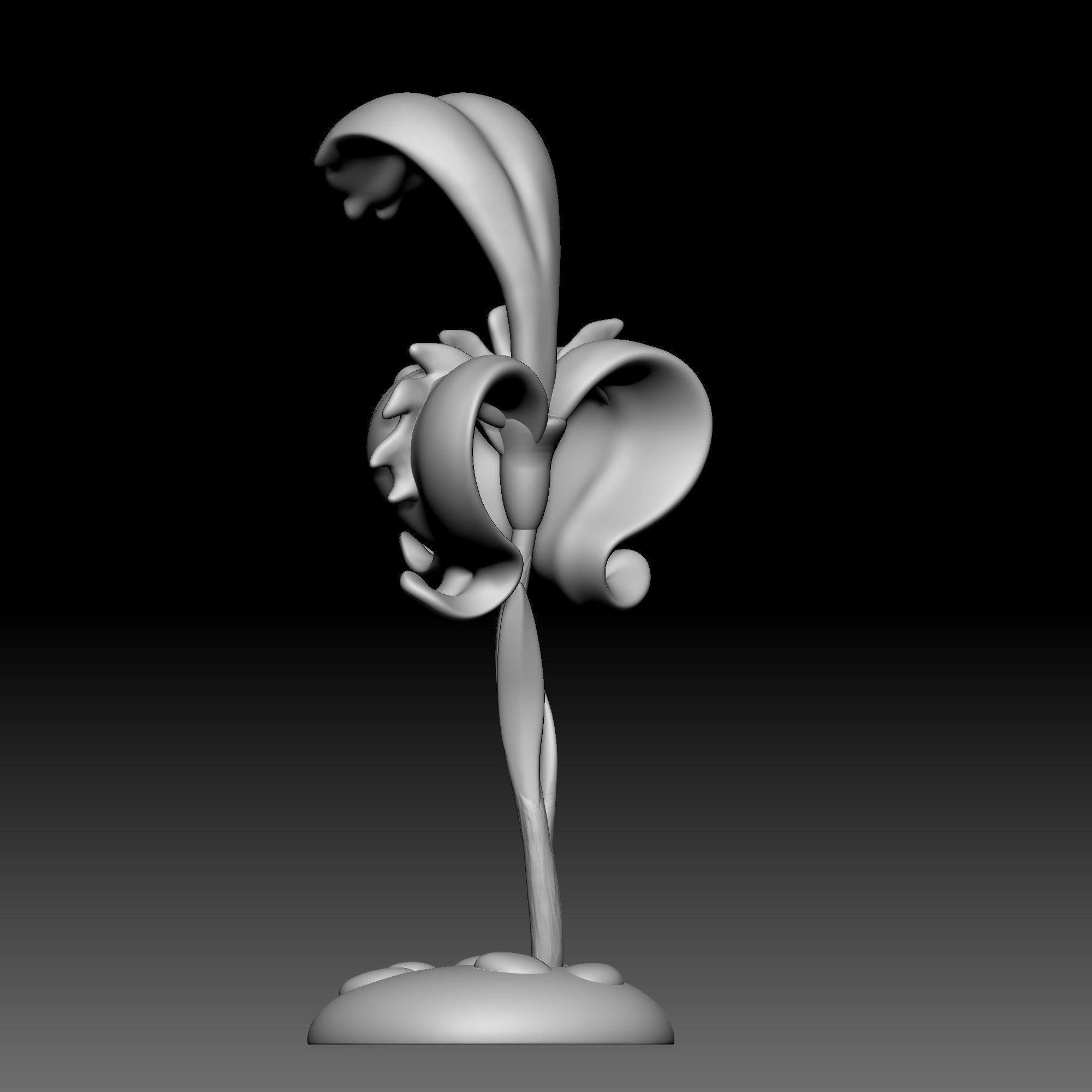 Flower - Alice in Wonderland - 090 3D print model_13