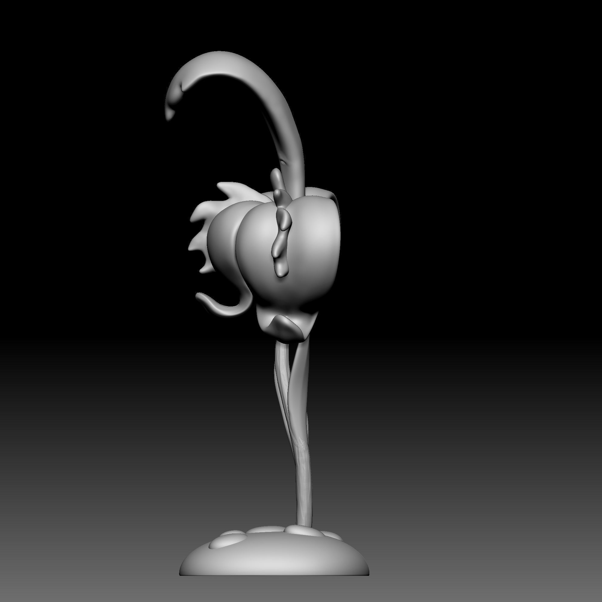 Flower - Alice in Wonderland - 090 3D print model_3
