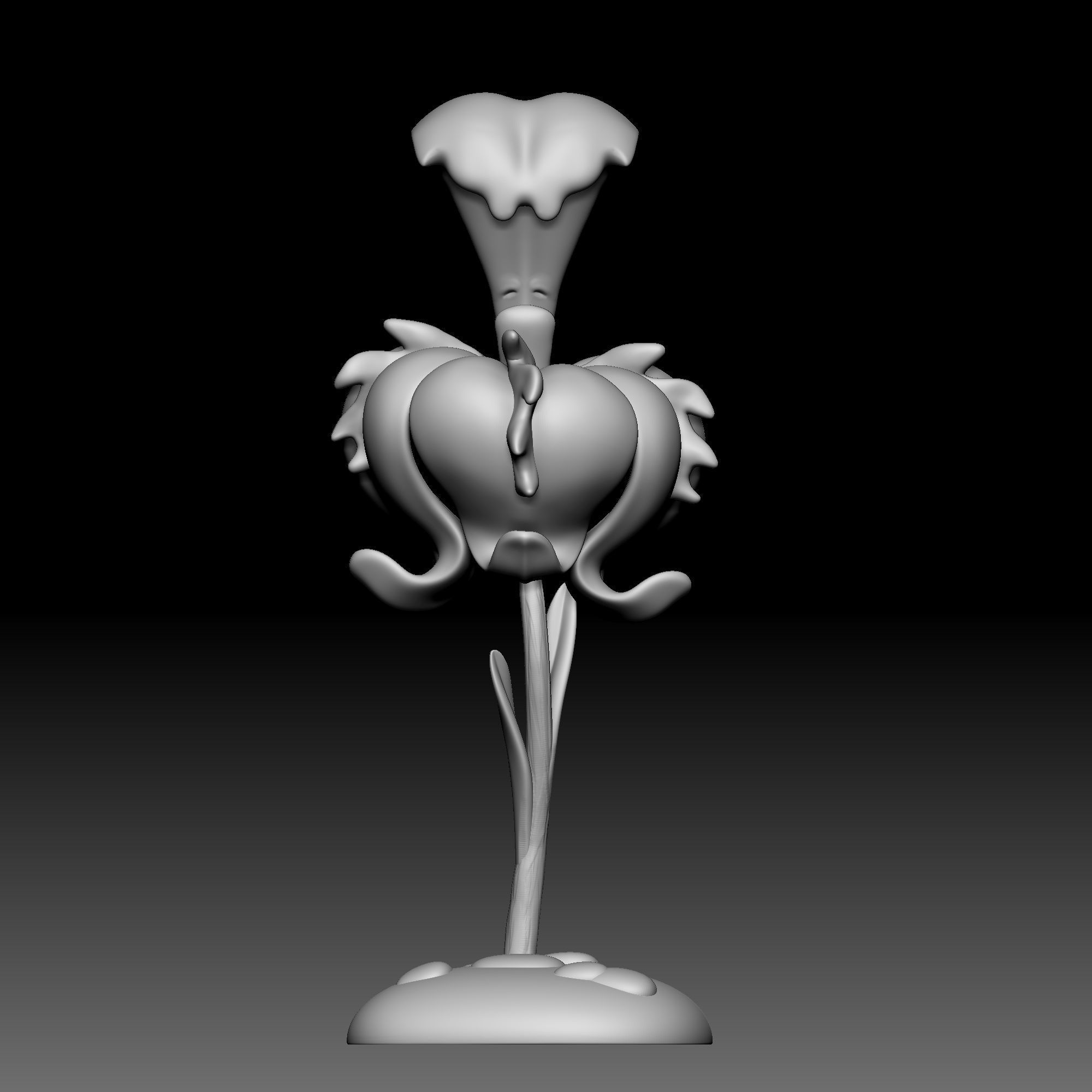 Flower - Alice in Wonderland - 090 3D print model_10