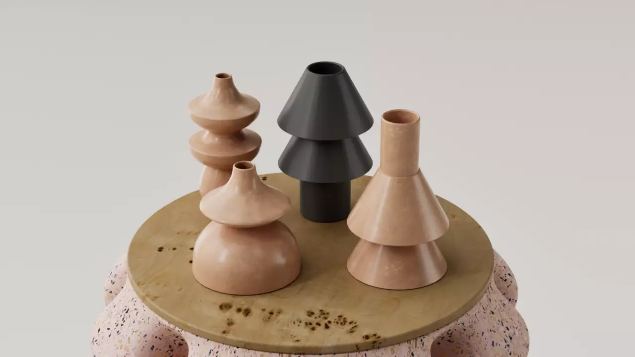 Jarrones decorativos - floreros - vasos 3D print model