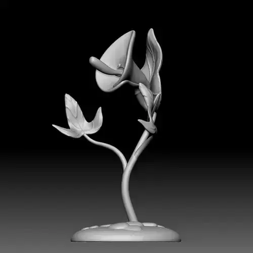 Flower - Alice in Wonderland - 0110 3D print model