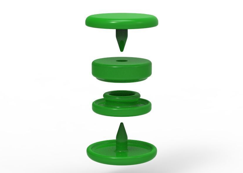 Stud Button or Snap Button 3D print model_56