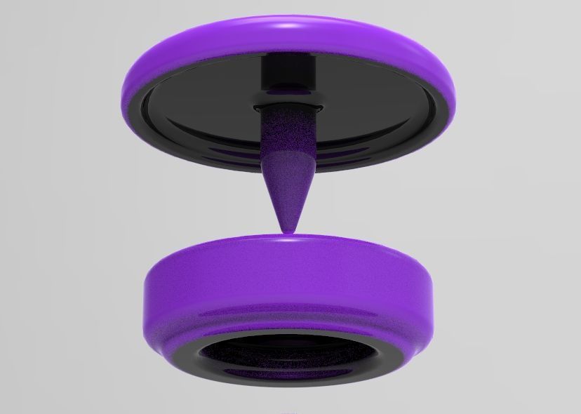 Stud Button or Snap Button 3D print model_33