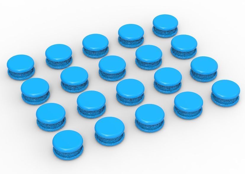 Stud Button or Snap Button 3D print model_65