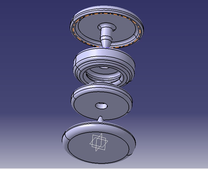 Stud Button or Snap Button 3D print model_24