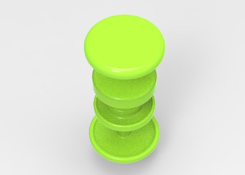 Stud Button or Snap Button 3D print model_59
