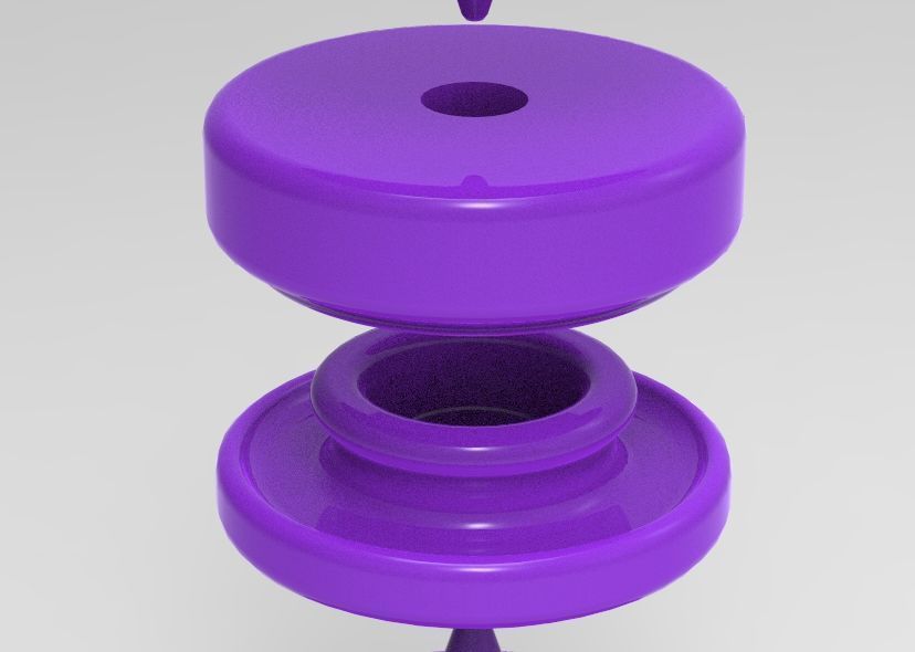 Stud Button or Snap Button 3D print model_66