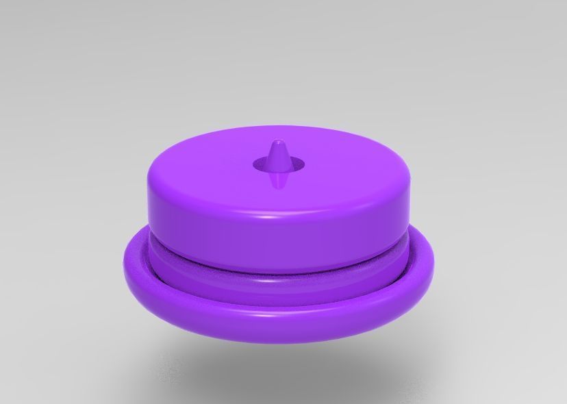 Stud Button or Snap Button 3D print model_36