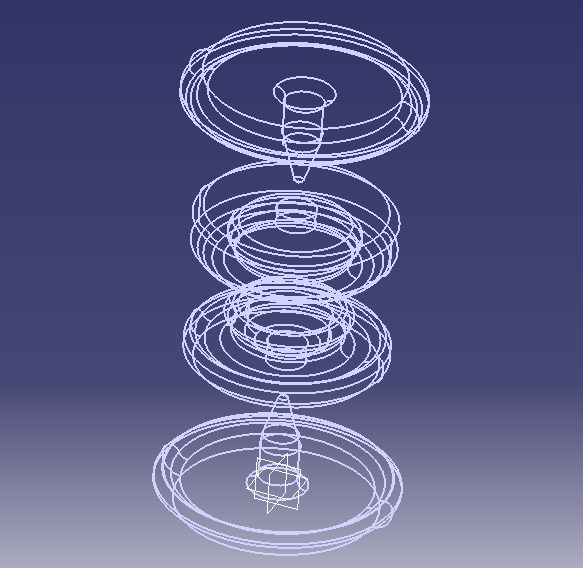 Stud Button or Snap Button 3D print model_31