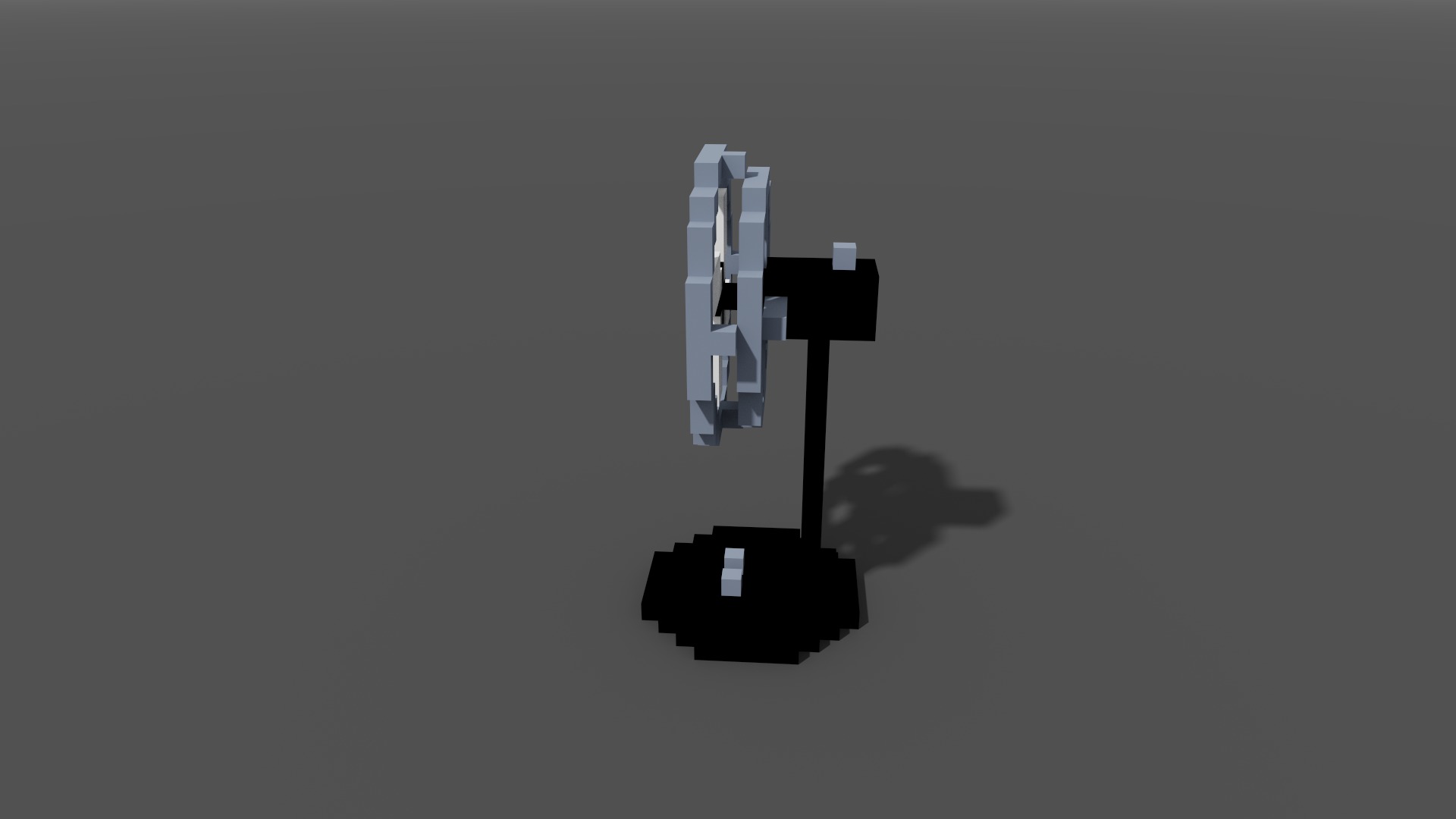 Fan Voxel 3D model_4