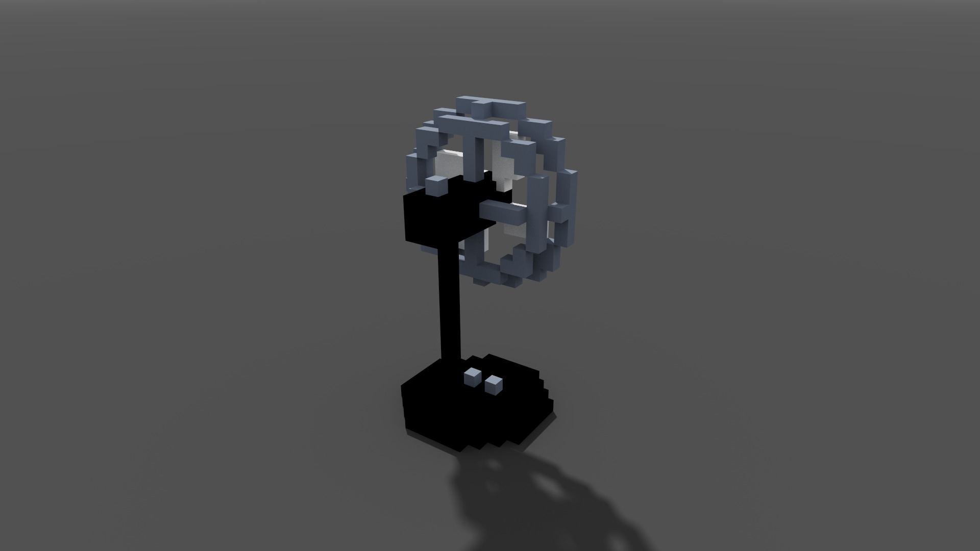 Fan Voxel 3D model_8