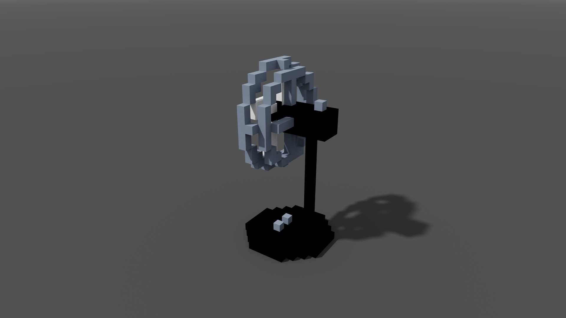 Fan Voxel 3D model_5