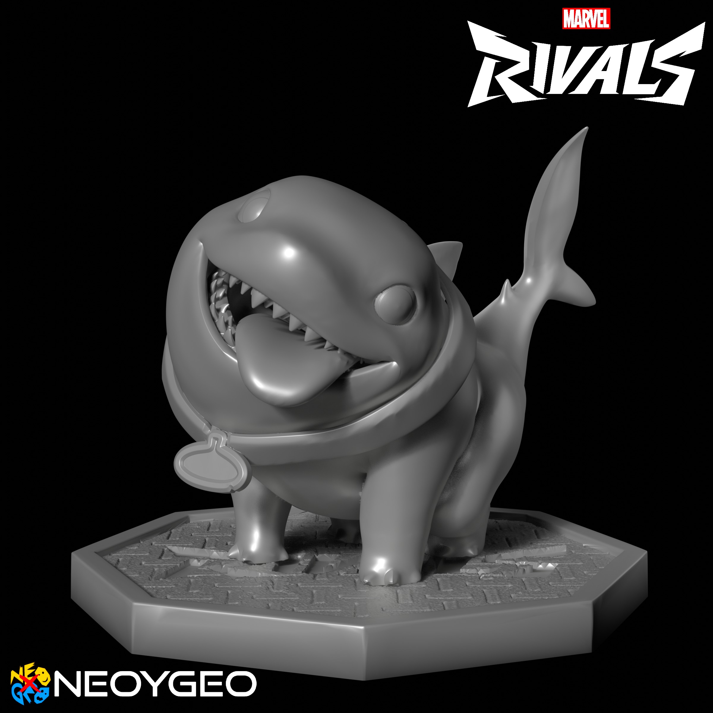 JEFF THE LAND SHARK - MARVEL RIVALS 3D print model_1