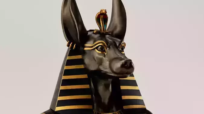 Escultura egipcia - Anubis