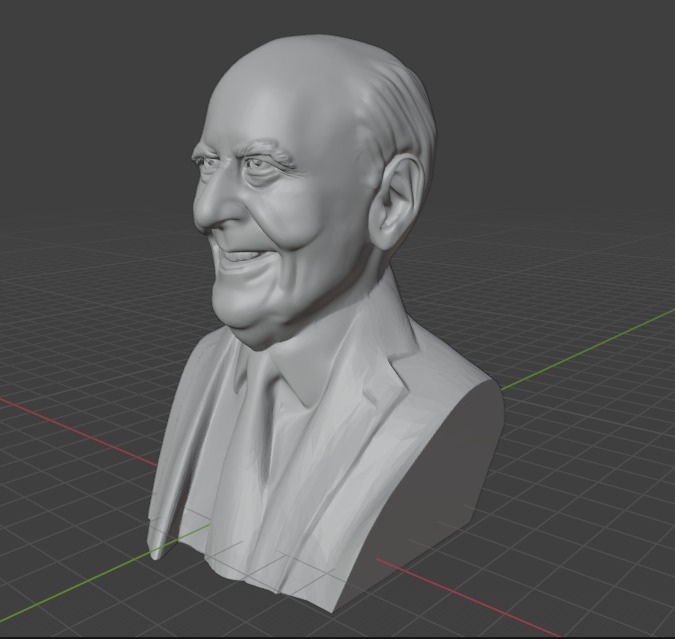 Carl Reiner 3D print model_3