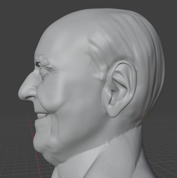 Carl Reiner 3D print model_6