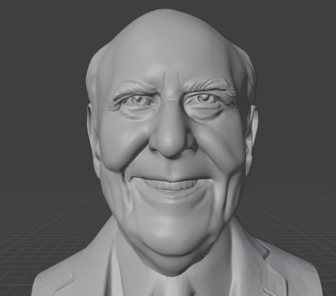 Carl Reiner 3D print model_1