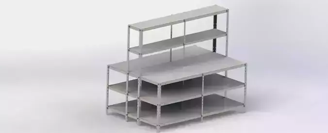 Lab Table Rack