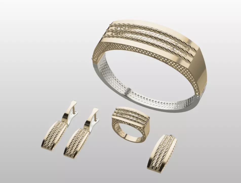 jewelry set 3D print model