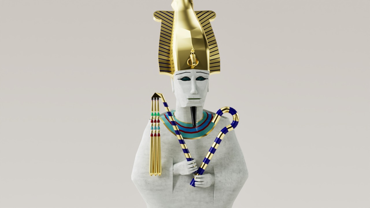 Escultura egipcia - OSIRIS 3D print model_1