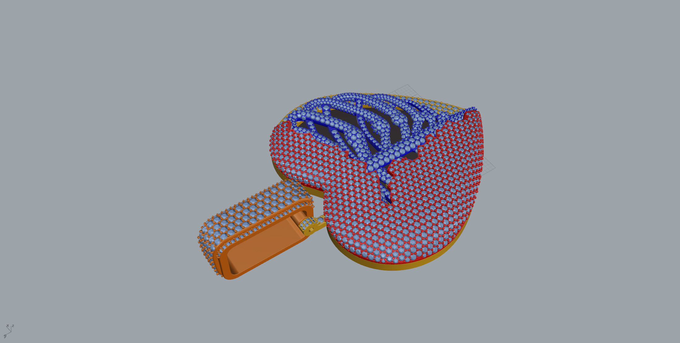 Big Skull Heart 3D print model_6