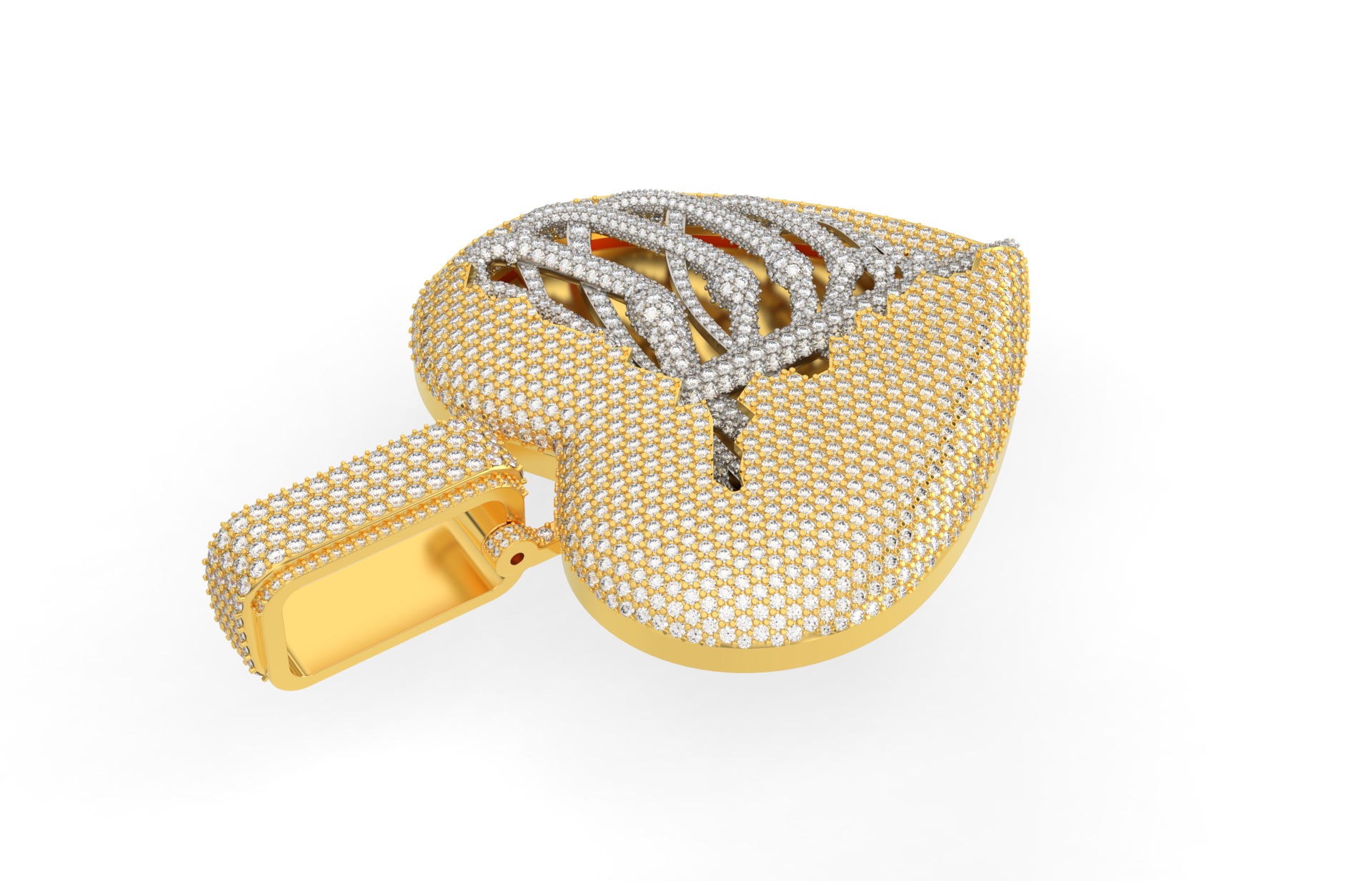 Big Skull Heart 3D print model_3