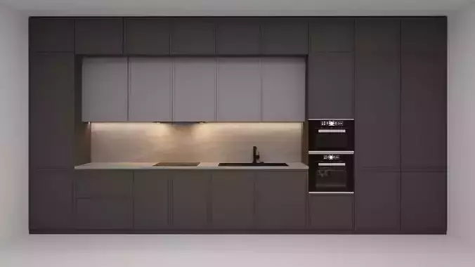 Detailed 3D Kitchen Scene