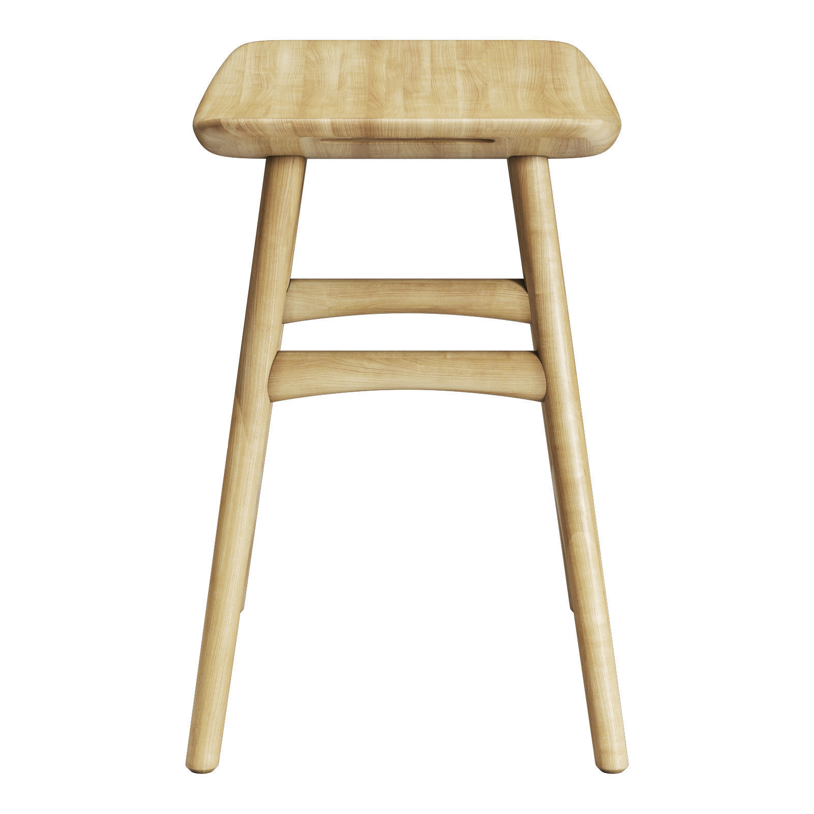 ethnicraft osso stool 3D model_3