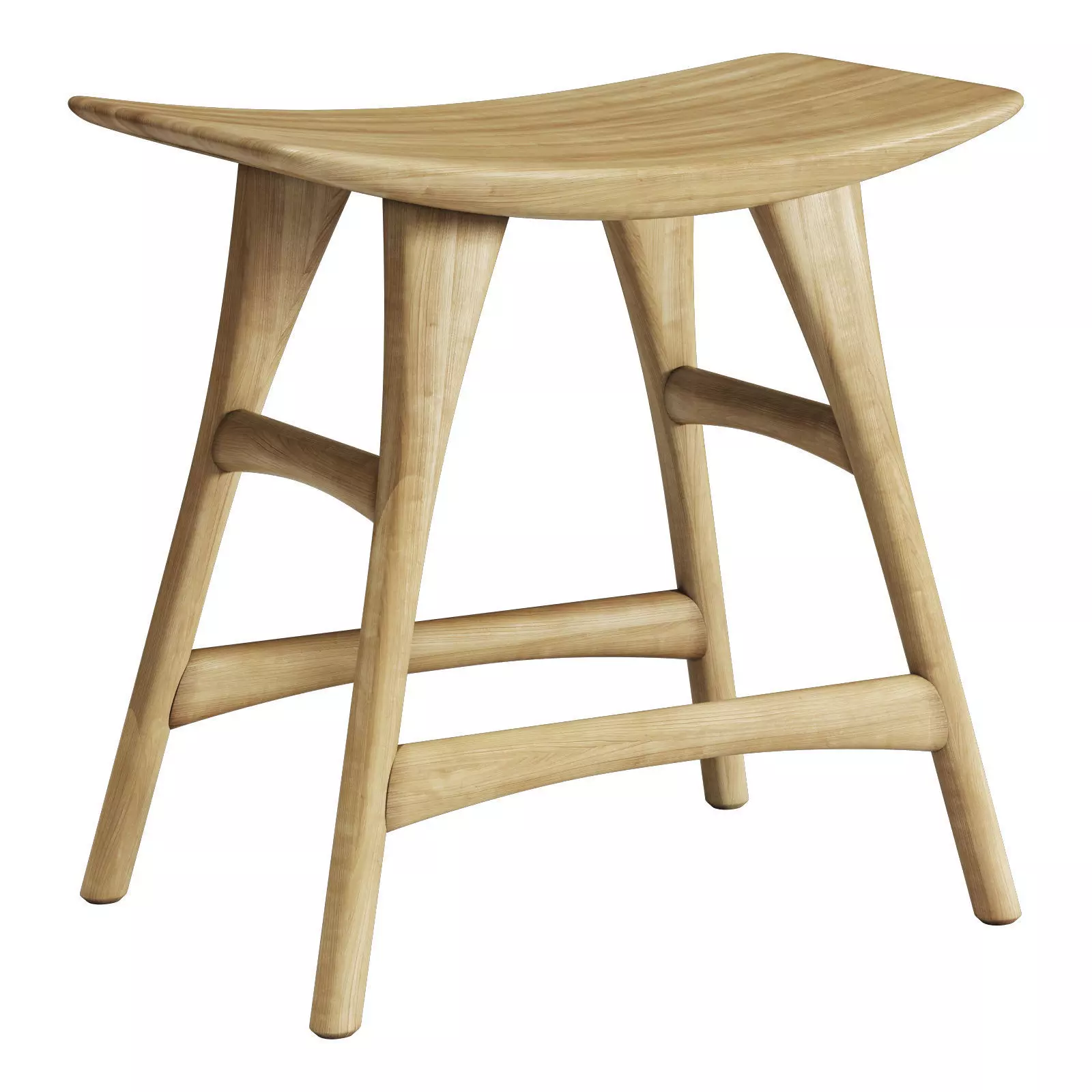 ethnicraft osso stool 3D model_0