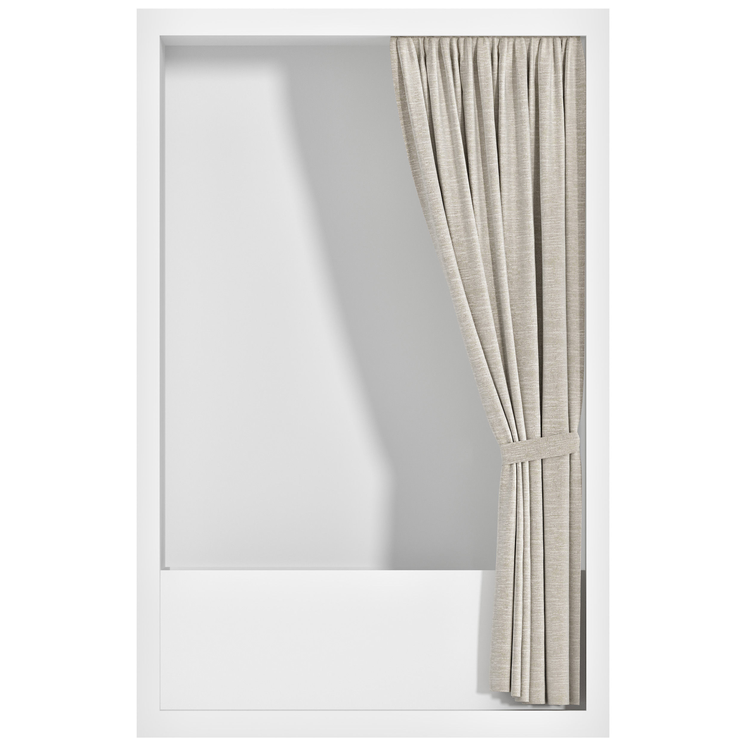 Shower Curtains set 07 3D model_4