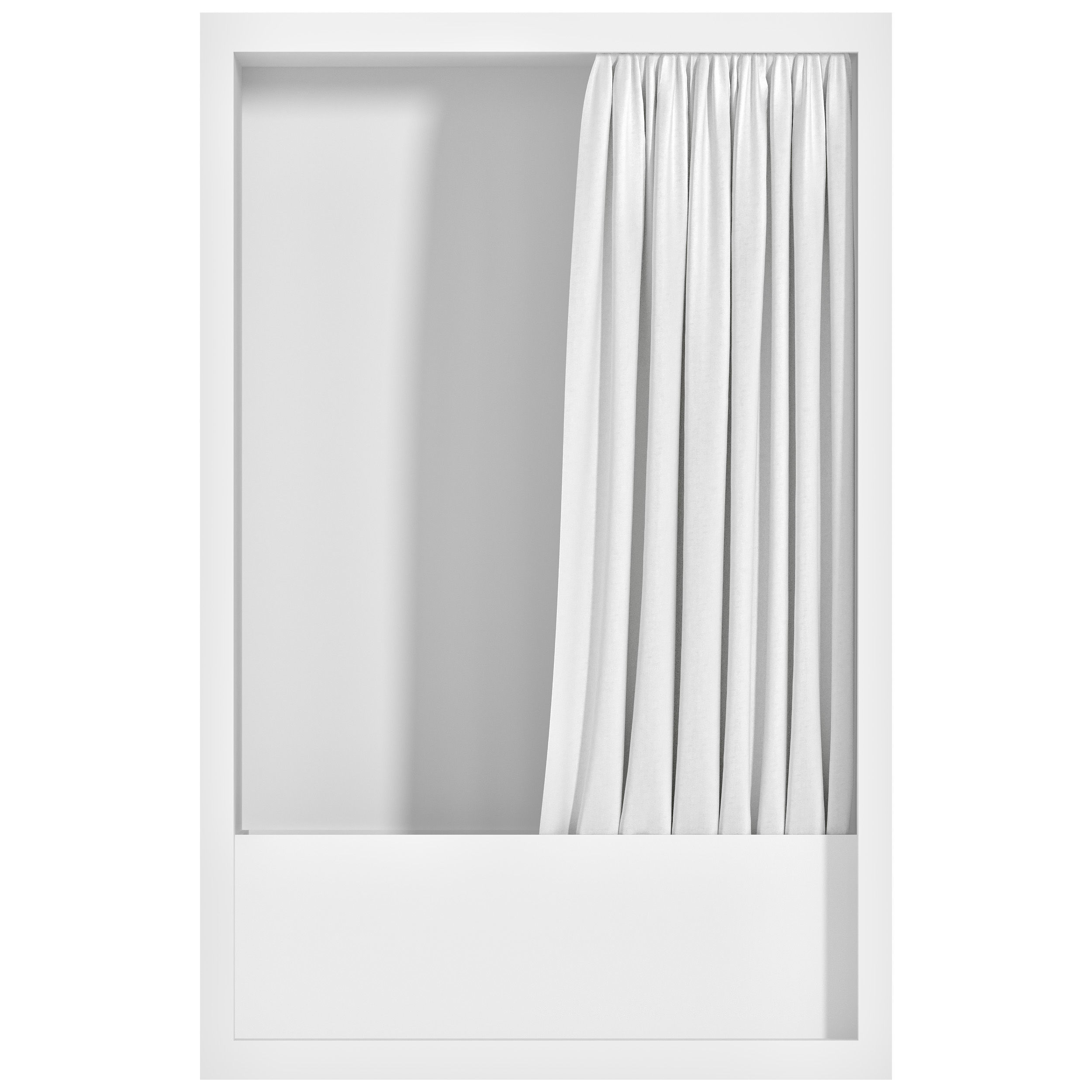 Shower Curtains set 07 3D model_5