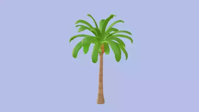 Palm Tree   3D Game Ready Model