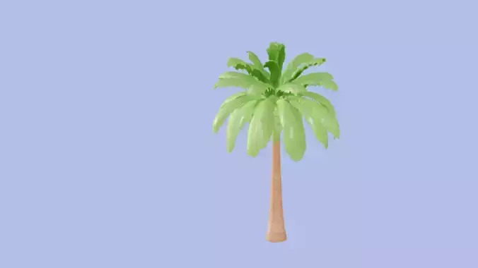 Palm Tree 3D Game Ready Model