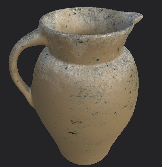 Ceramic Jug 3D model_3