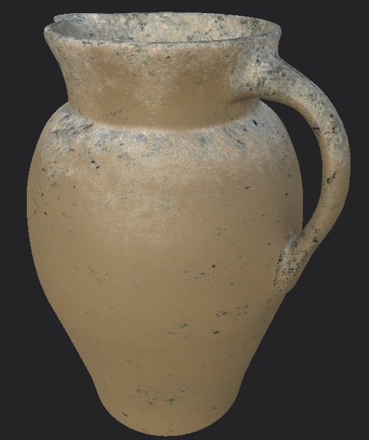 Ceramic Jug 3D model_6