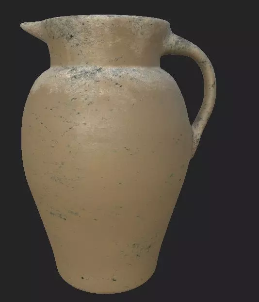 Ceramic Jug 3D model_0