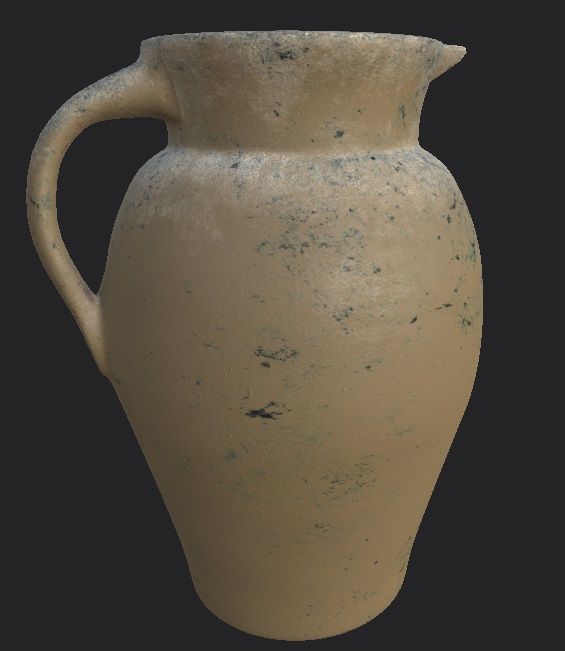 Ceramic Jug 3D model_2