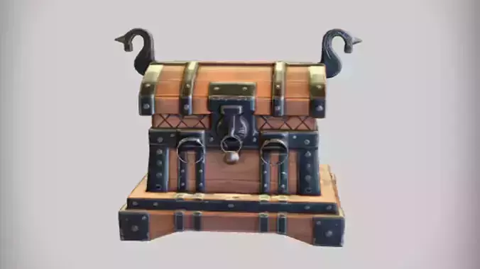 wooden treasure chest