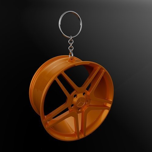 Keychain 3D print model