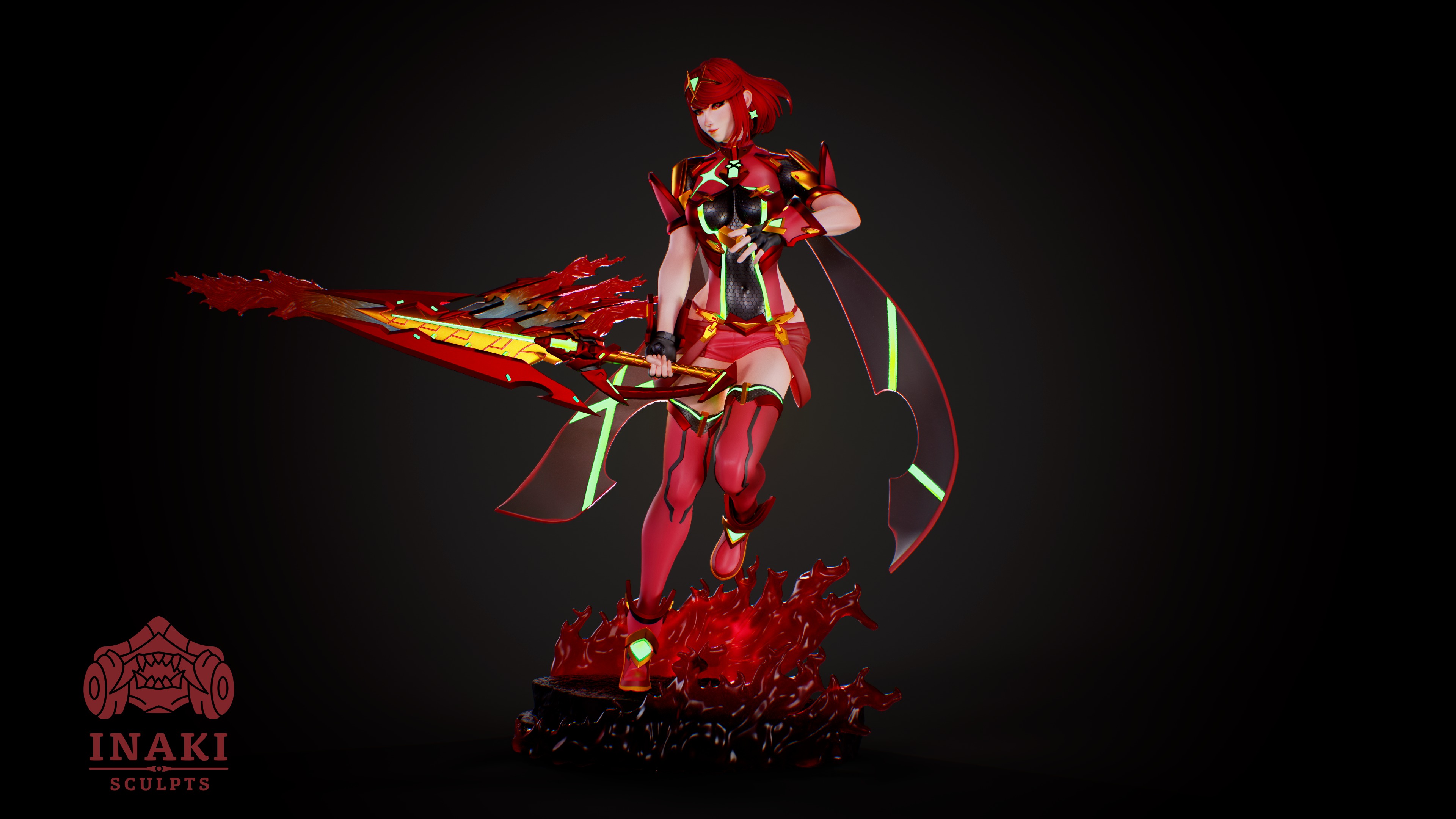 Pyra - Xenoblade 3D print model_3