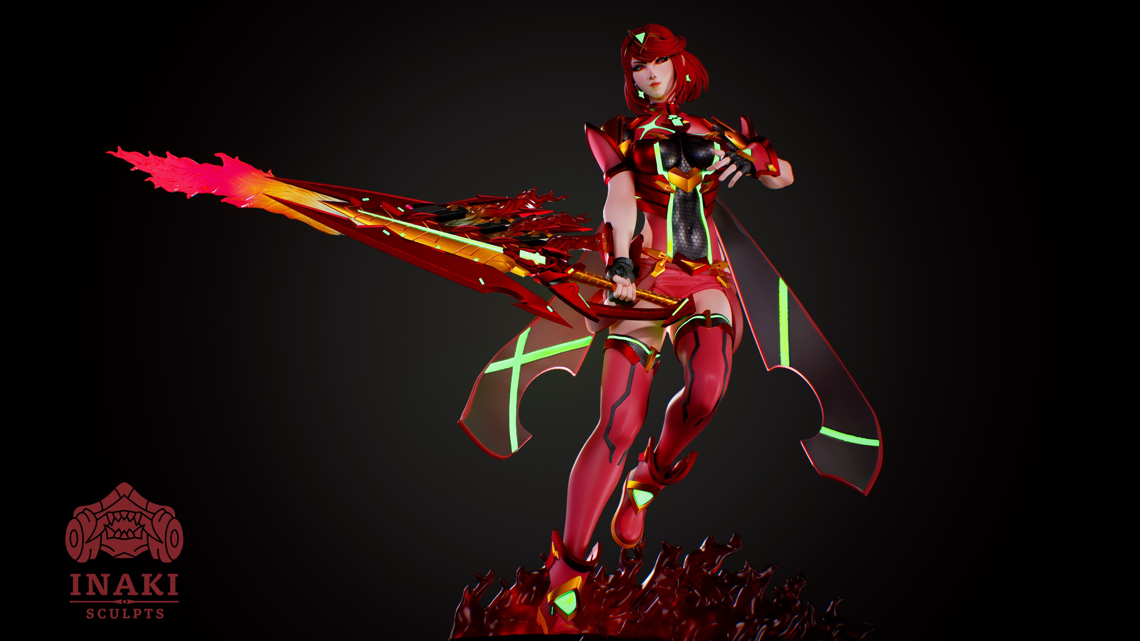 Pyra - Xenoblade 3D print model_2