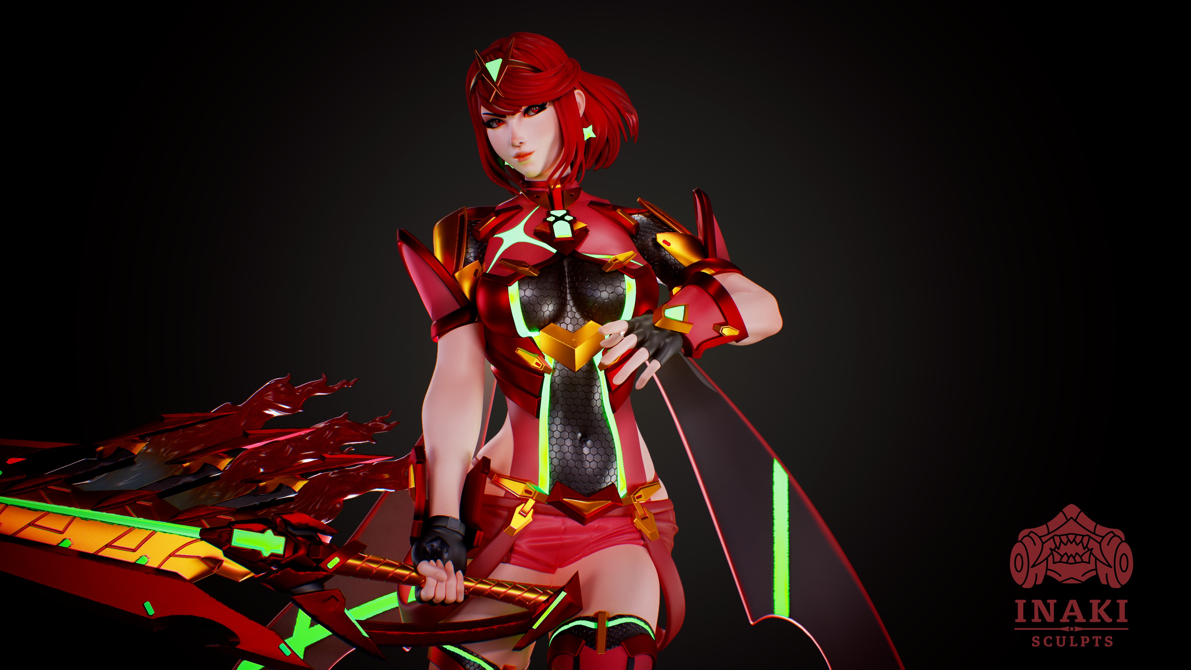 Pyra - Xenoblade 3D print model_1