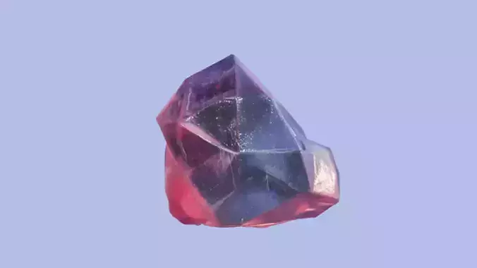 crystal for game ready 3D model