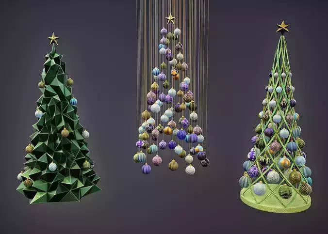 Christmas Tree and Ornaments Set