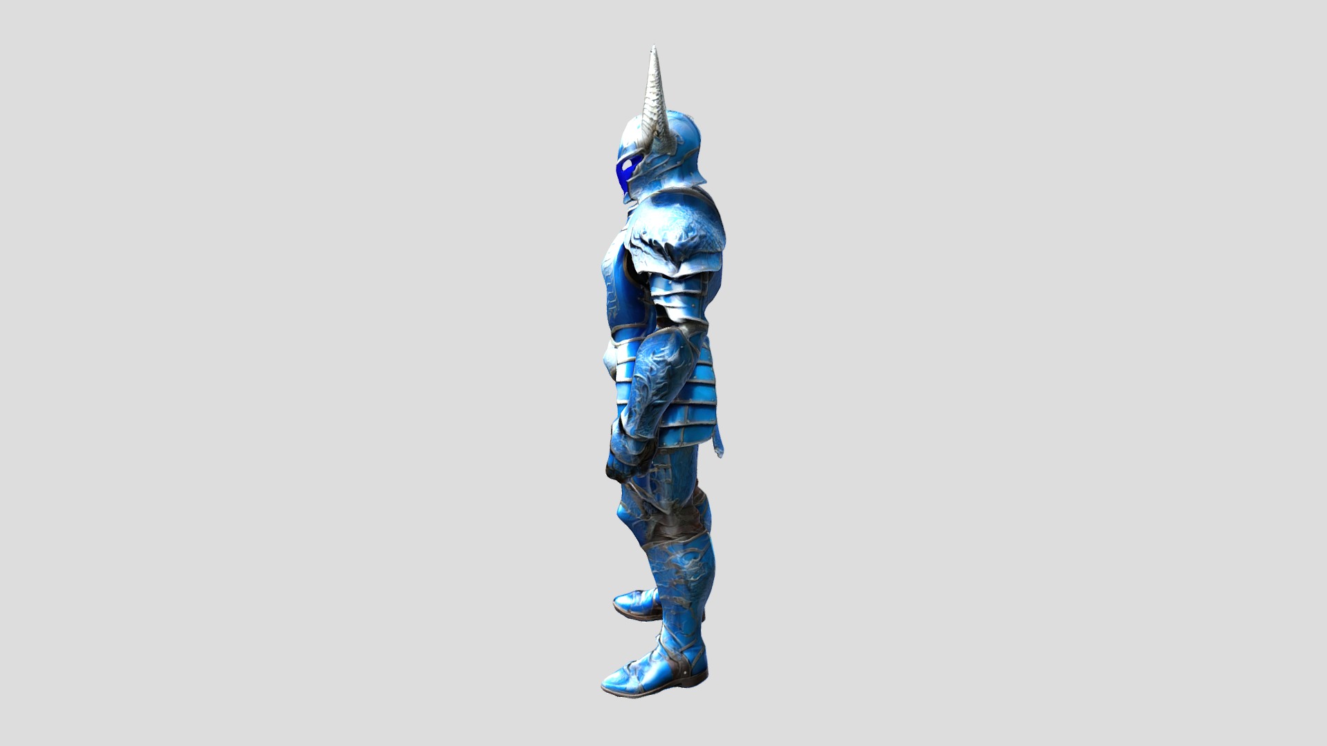 Rigged Knight Character Low-poly 3D model_6