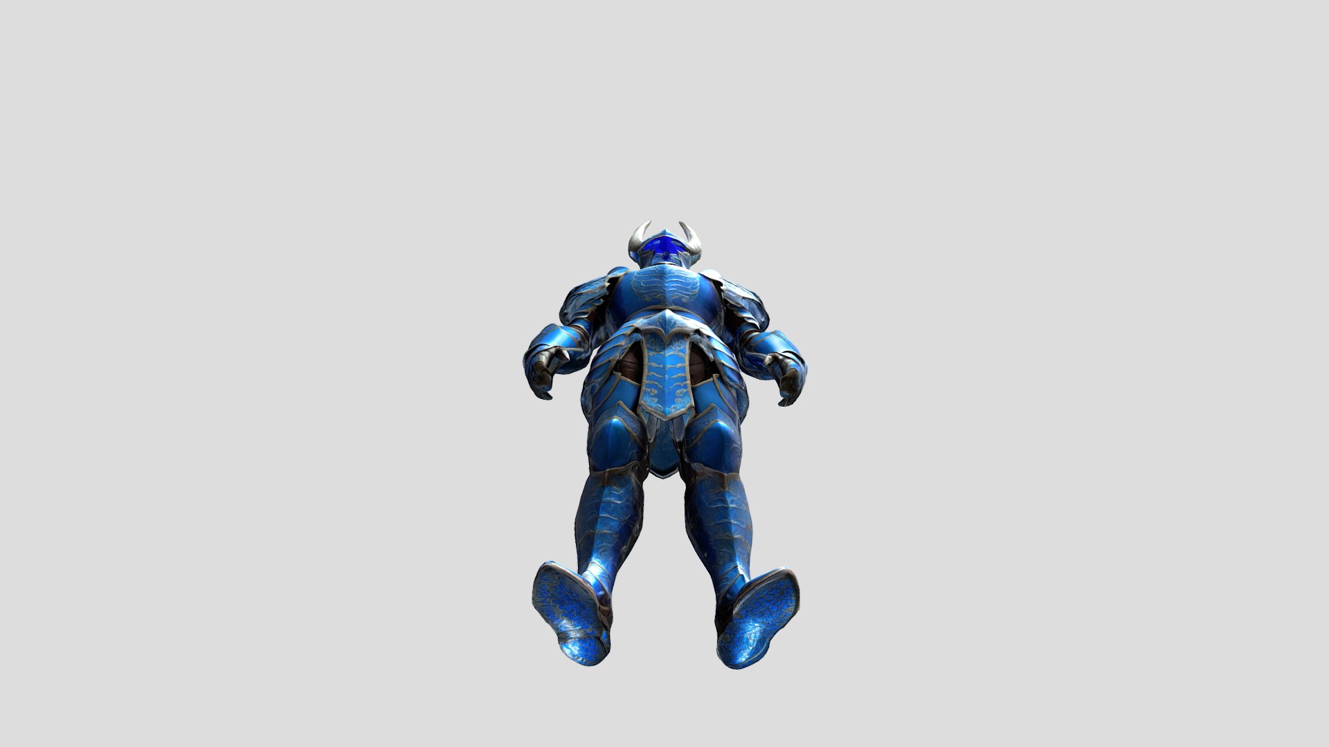Rigged Knight Character Low-poly 3D model_9